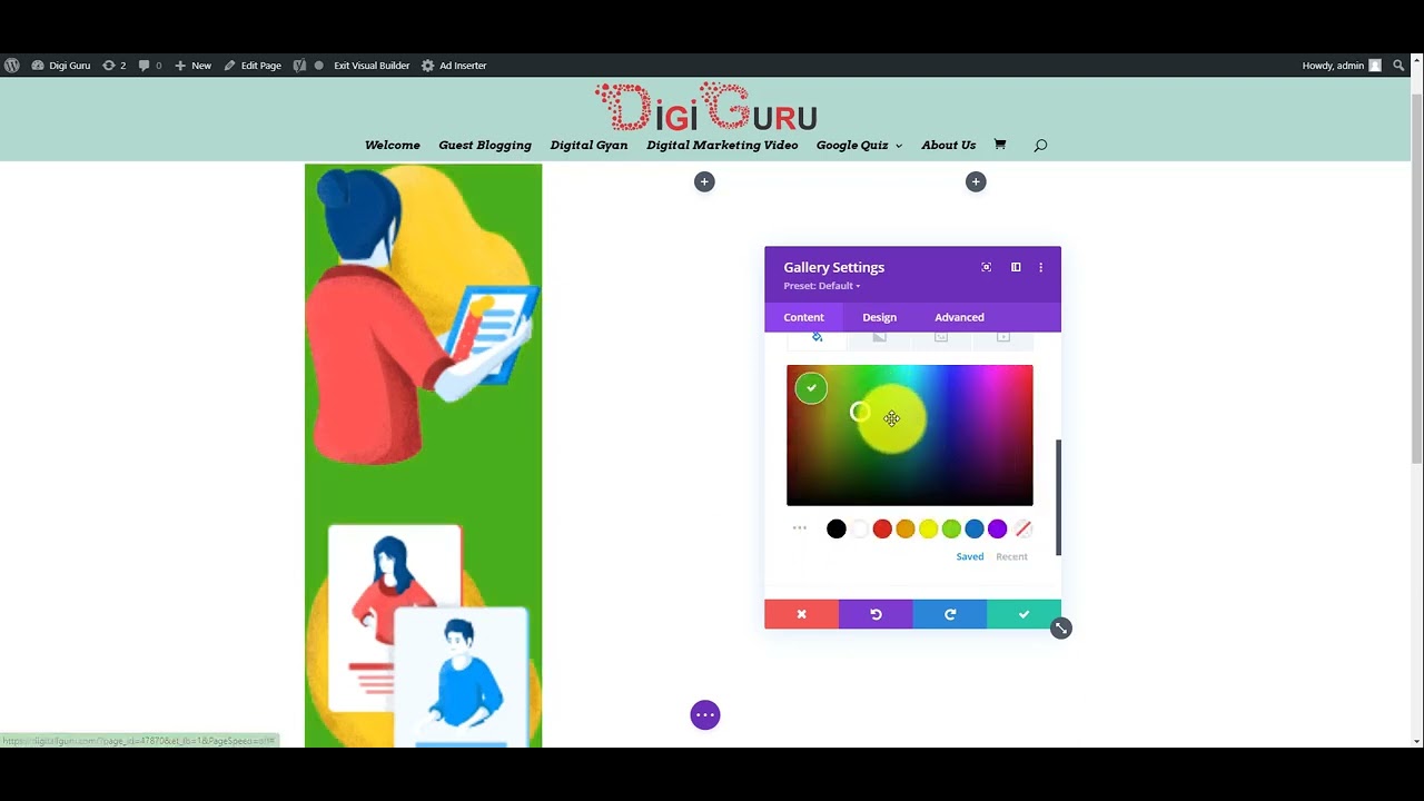 Divi Gallery - Login  Module  in Divi | Completely explained