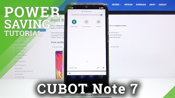 How to Enable Power Saving Mode on CUBOT Note 7 – Low Battery Solution