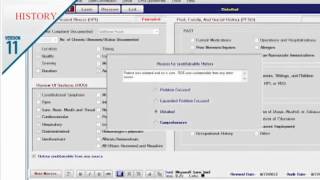 Intelicode 11 History Screen