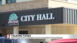 City of Austin and Mower County consider tax increases