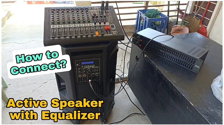 How to Connect Equalizer to Active Speaker?  Broadway CB15A