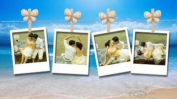 Slide hình trình chiếu nhà hàng trong đám cưới