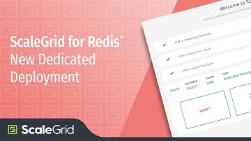 Create a Redis™ Dedicated Deployment - ScaleGrid
