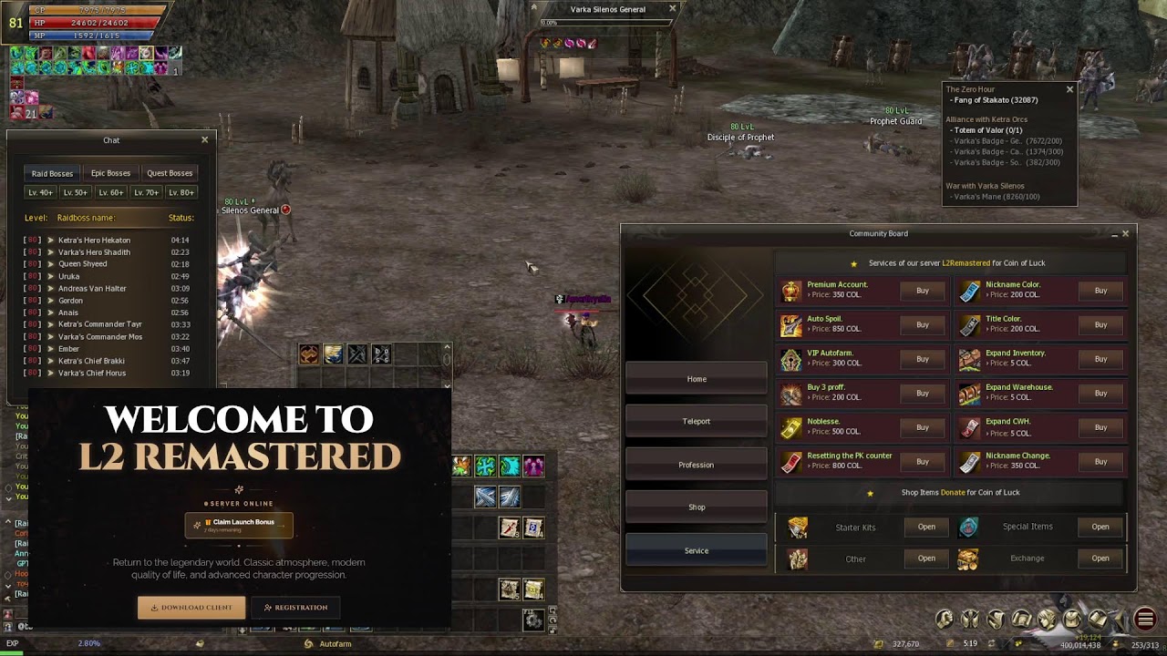 L2 Remastered ! Nuevo Server MultiSkill