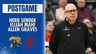 Herb Sendek, Santa Clara players recap loss to Kentucky