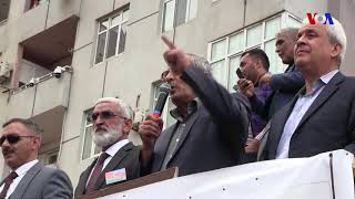 Bakıda Qarabağ Münaqişəsi Ilə Bağlı Mitinq Keçirilib