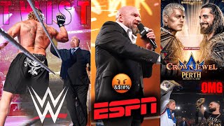 Paul Heyman Joins Brock Lesnar Espn Angry On Triple H Wwe News