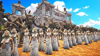 Cleopatra Casstle | Treeman Attacked By Undead Knights: Clash in Ultimate Epic Battle Simulator 2! screenshot 1