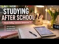 Studying after school 🎒🏫|craftyluna #trending #viral #artandcraft #editing #diy #afterschoolstudying