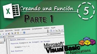 Creating a Function Part 1 | VBA Excel 2013 #5