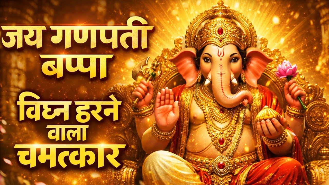 बुधवार का यह समय न चूकें |🙏sune ganesh ji ki adbhut vandna | गणेश जी की आरती से जागृत होती शक्ति