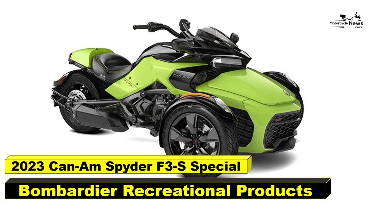 NEW Can-Am Spyder F3 Special Series 2023 - Can-Am Streetfun