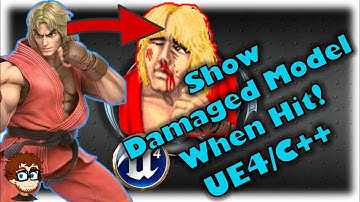 Showing Damage On Characters! | How To Make YOUR OWN Fighting Game! | UE4 and C++ Tutorial, Part 28