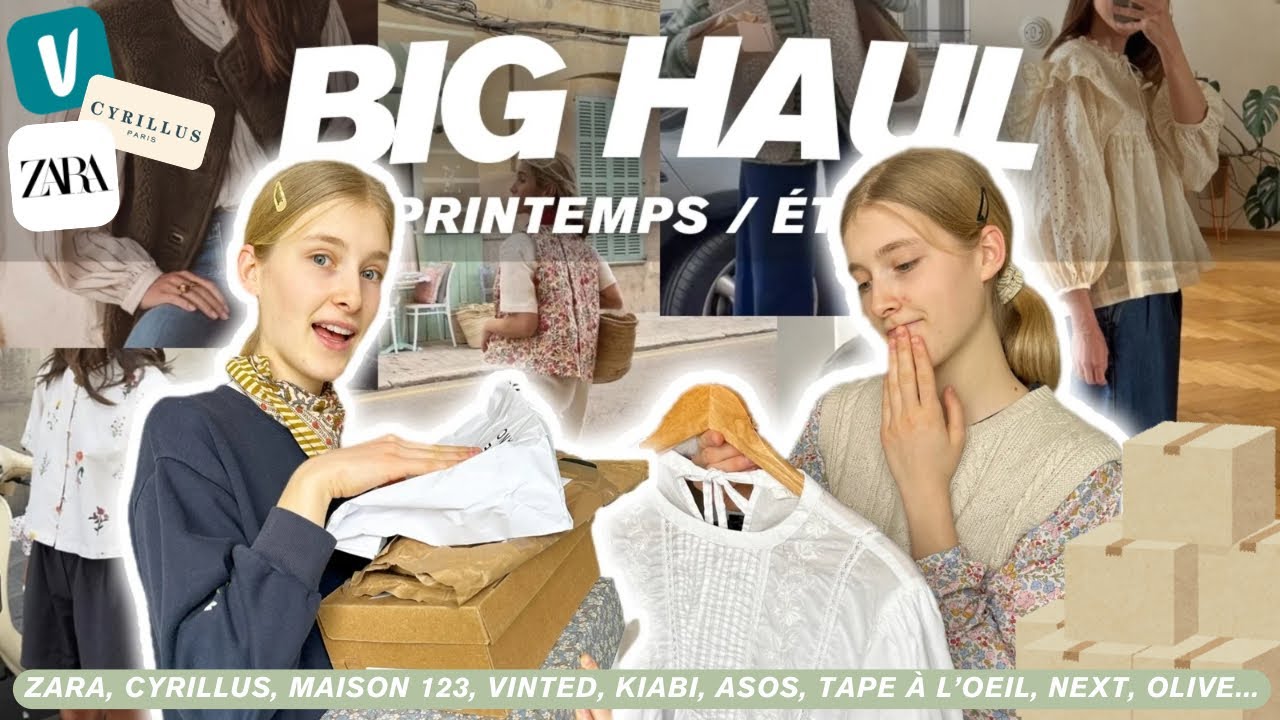 BIG HAUL ! On déballe 20 vêtements pour le printemps et l’été ! #unboxing 