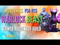 Warlock Beast Build *Dangerously Low Health* - Auto Chess PS4 PS5 PC Mobile
