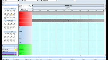 Navigation on the schedule made easy via the interactive calendar (english)
