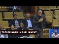 President Cyril Ramaphosa welcomes Trevor Noah to Parliament