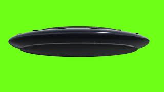 Flying saucer, UFO, chroma key. Летающая Тарелка,  НЛО,  Футаж на зеленом фоне.