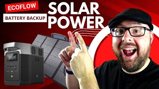 The Best Battery Solar Backup: Delta 2 with 160 Solar Panel
