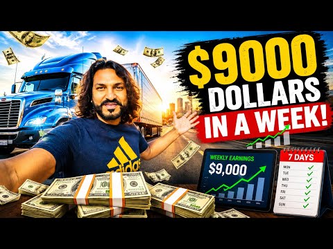 *$9,000 Gross in ONE Week!๐ฐReal Truckers Life in America๐บ๐ธ| Saira Shopping & Street Food in Lahore๐ต๐ฐ
