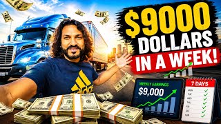 *$9,000 Gross in ONE Week!💰Real Truckers Life in America🇺🇸| Saira Shopping & Street Food in Lahore🇵🇰
