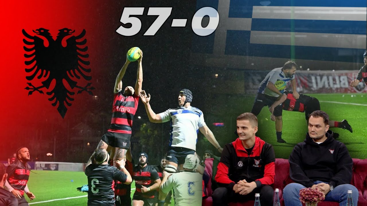 Dërrmojnë Greqinë 57-0, kuqezinjtë e regbisë bëjnë histori. Sporti i veçantë përfshin dhe vajzat