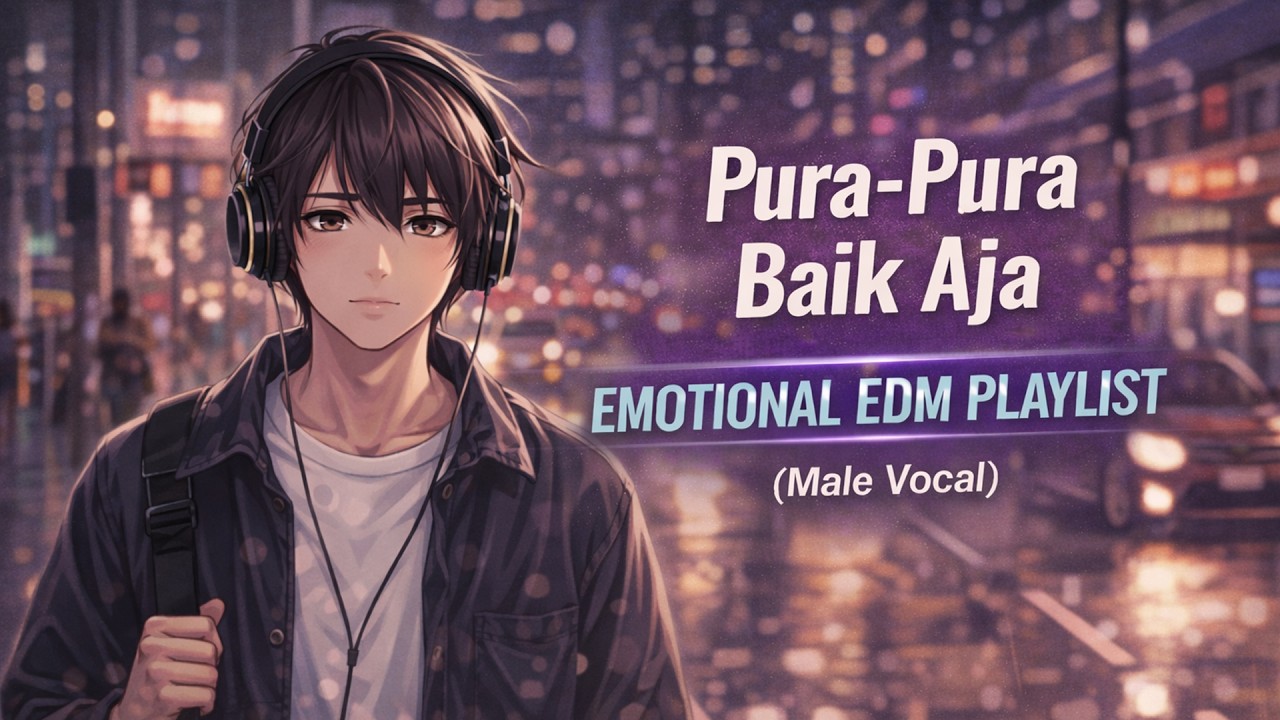 Pura-Pura Baik Aja | Emotional EDM Playlist (Male Vocal)