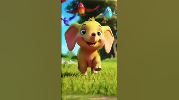 elephant running time #cartoon #video #youtubeshorts #animation #shorts