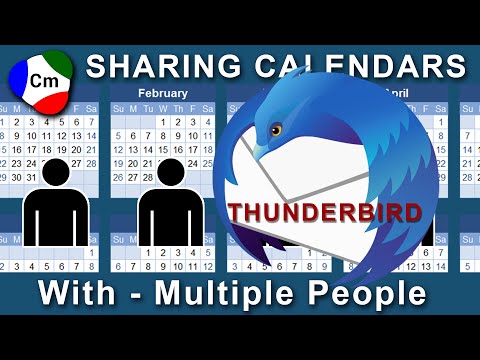 NextCloud Calendar - Sharing & Thunderbird Dav Access
