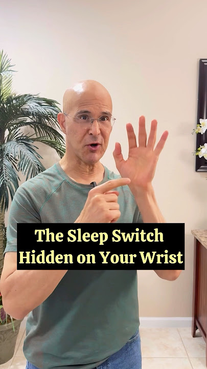 Your Wrist Has a Built-In Sleep Switch! #drmandell #healing #sleep