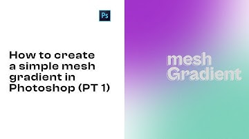 How to create a simple mesh gradient in Photoshop