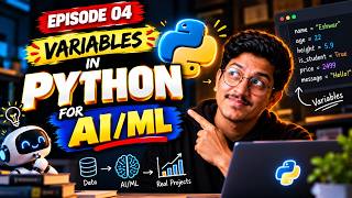 Information Episode 4: VARIABLES in Python | Free MACHINE LEARNING course in Telugu |Free AI/ML Course in Telugu News