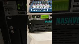 Soundcraft mi-8, #mesa de som #soundcraft #audio #music #musica #dj #mi8