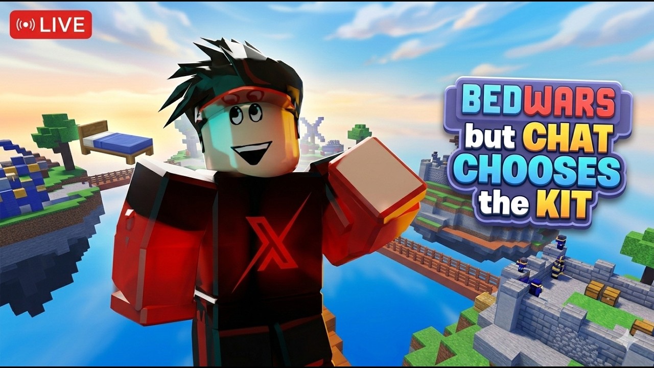 🔴 BEDWARS but CHAT controls my kit.. (LNY UPDATE)