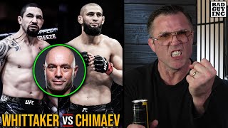 Joe Rogan: Robert Whittaker is a "Real Fight" for Khamzat Chimaev