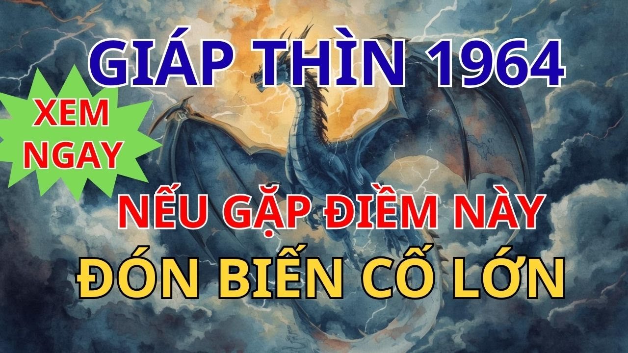 Chấn Động Giáp Thìn 1964: Gặp 1 Trong 7 Điều Này, Vận Mệnh Bạn Chắc Chắn Thay Đổi (Tốt Hay Xấu?)