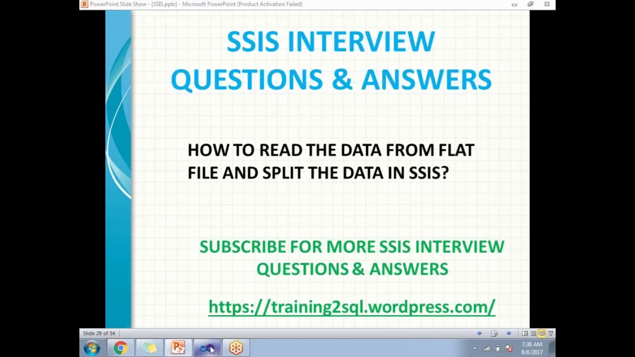 SSIS INTERVIEW QUESTIONS |HOW TO READ DATA FROM FLAT FILE AND SPLIT SSIS |  CONDITIONAL SPLIT IN SSIS - YouTube