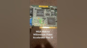 MGA Matrox Millenium Video Accelerator GPU Rev. B (C. 1996)