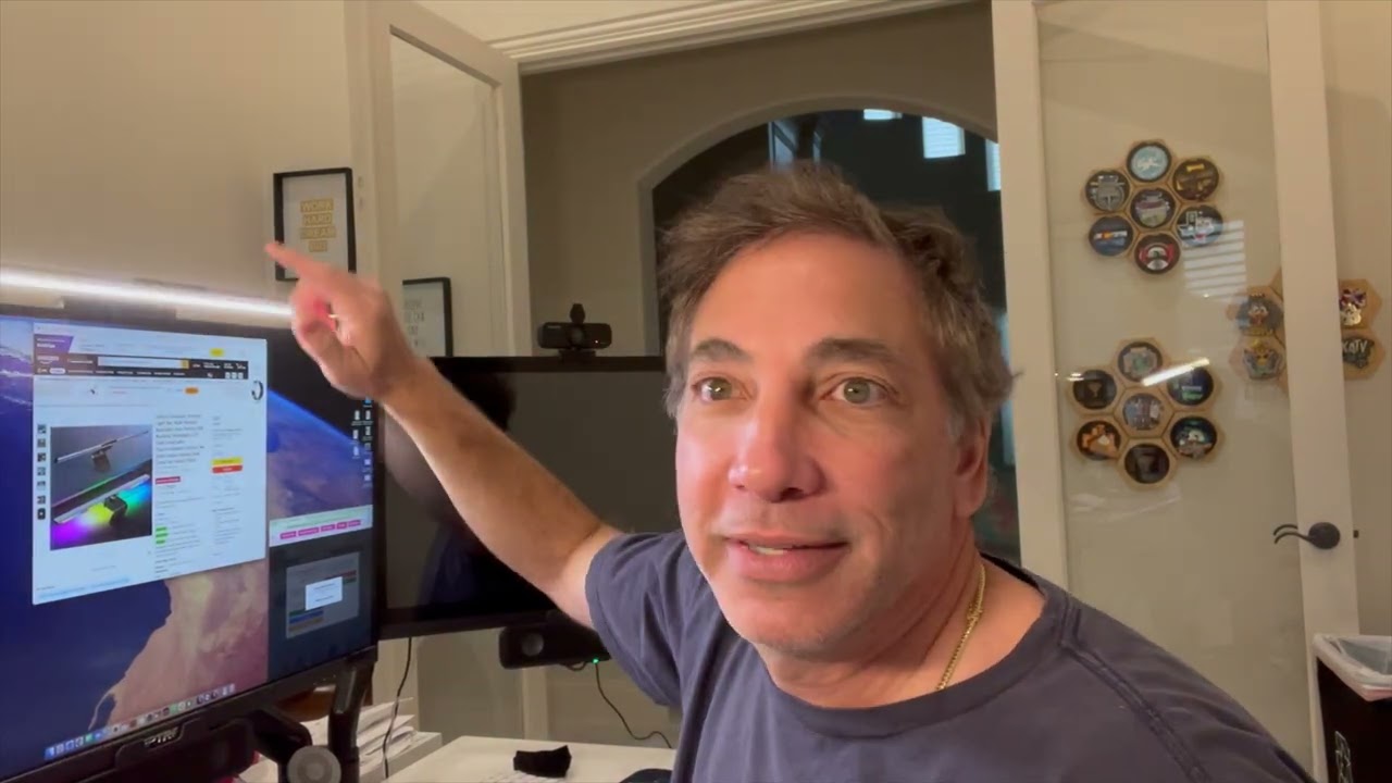 Computer Monitor Light Bar Review & Unboxing (4K)