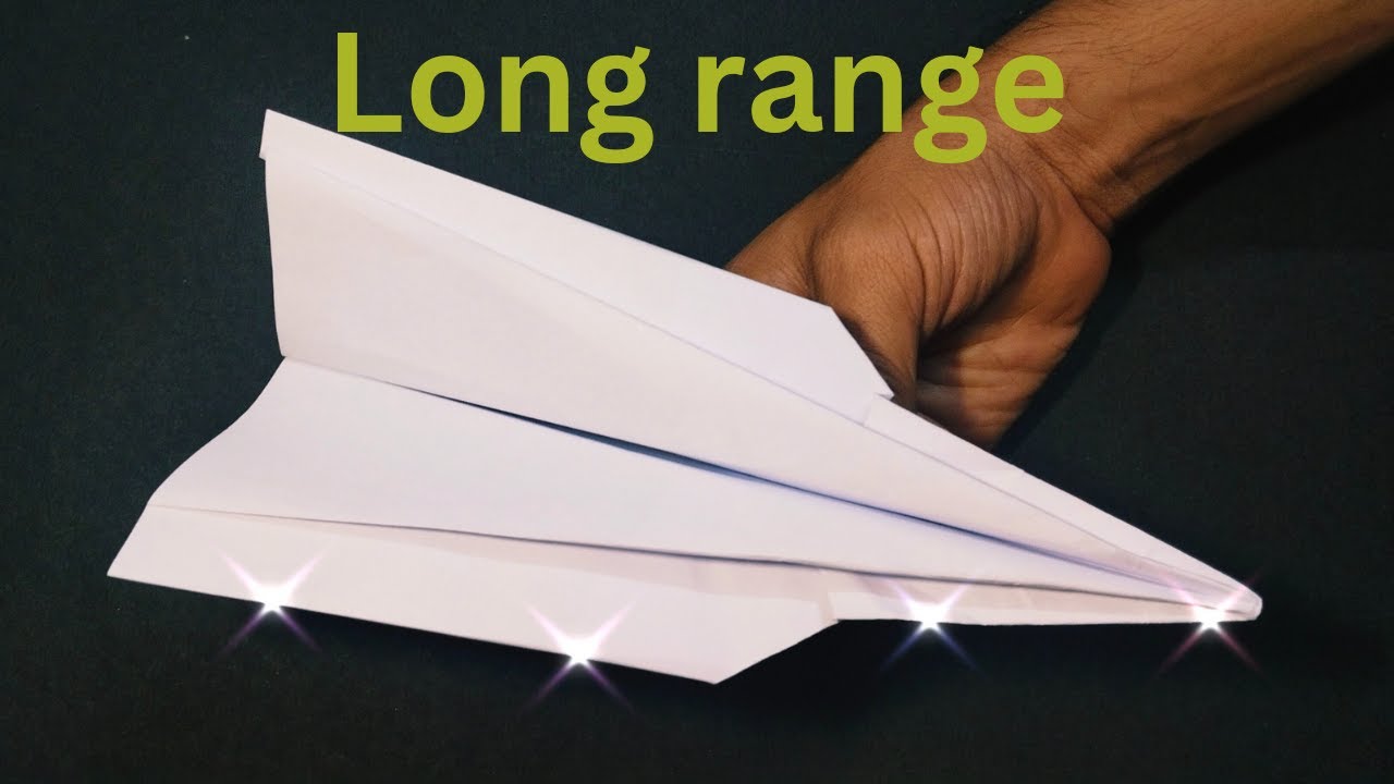 FLIES OVER 100 FEET!!! How to Make an EASY Paper Airplane in 1 Minute ...