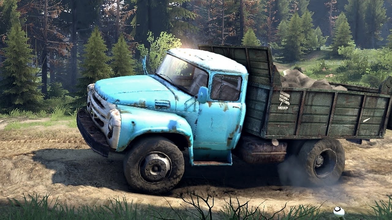 SPINTIRES 2014 - B 130 Truck Overloaded with Rocks