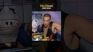 Vin Diesel evolution (1995-2024) 🎬✨️ #vindiesel #fastandfurious #thenvsnow #throwback