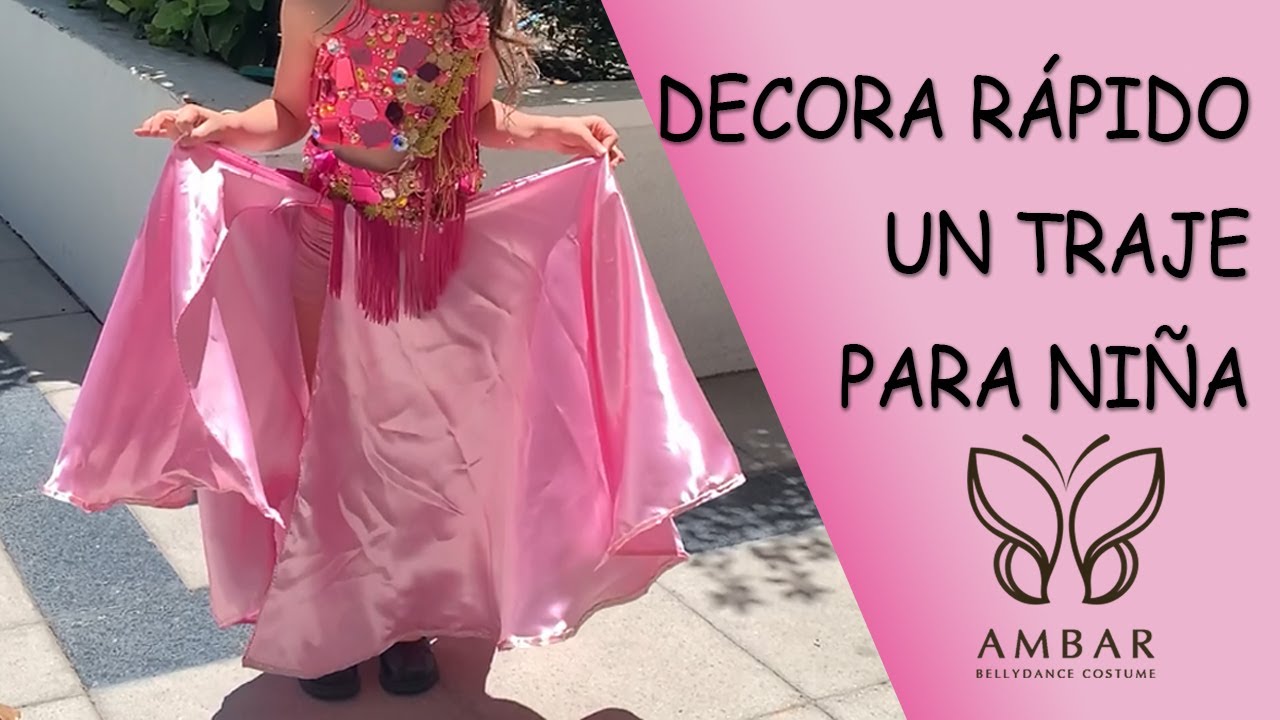 Fundación Explosivos regalo Traje Fácil para una Niña 💖 / Easy Costume for a Girl - YouTube
