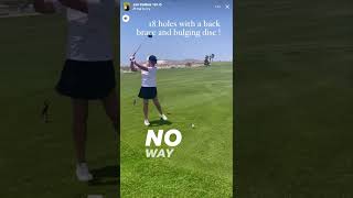 Jan Collins 75 Yo  18 Holes With A Back Brace And Bulging Disc  keep Going  Fiona Camastral