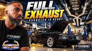 KSDNOTCH Gets Its FULL Exhaust! Custom X-Pipe Fabrication + FP Performance