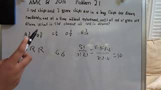AMC 8 2016 problem 21