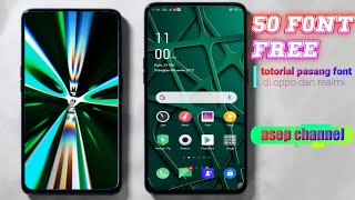 PASANG FONT OPPO REALMI FREE 50 FONT screenshot 1