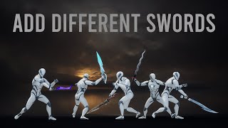 Unreal Engine 5 - Add New Weapons/Swords -  Action RPG #110