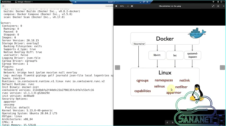 Docker engine components-LXC vs LibContainer