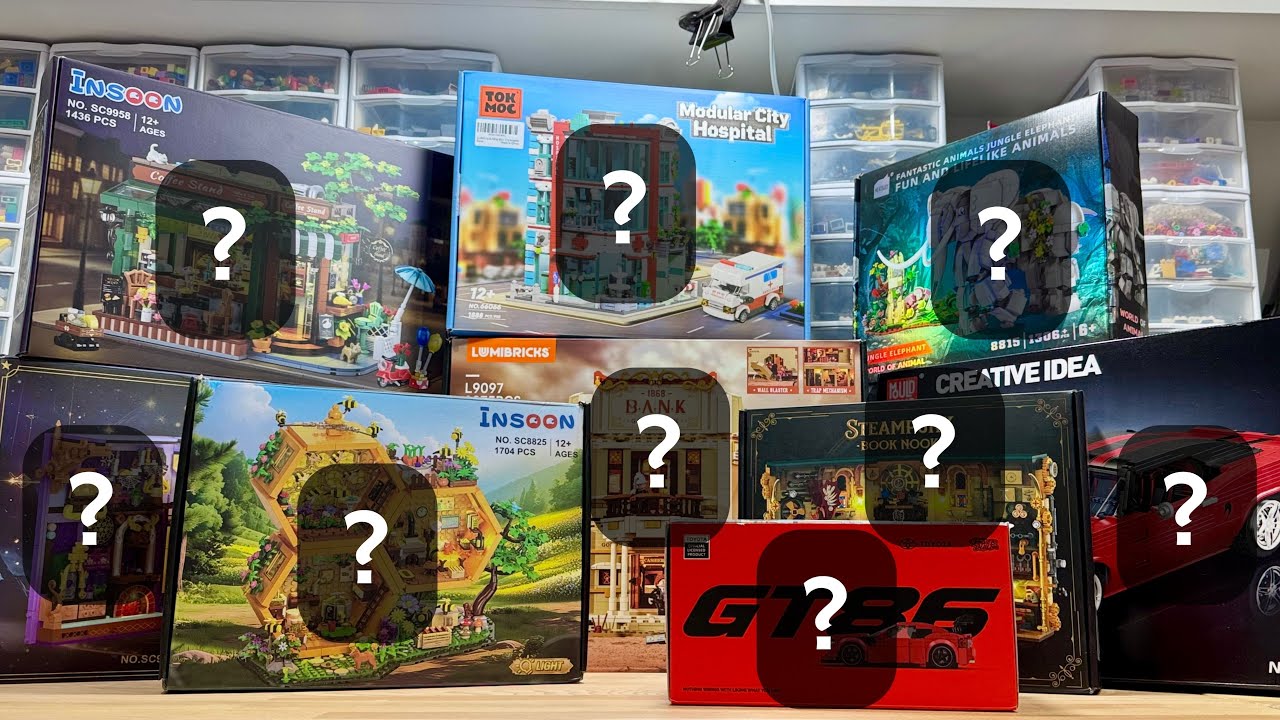 НОВИНКА середины ноября: Lumibricks, Insoon, Power Blocks, Mould King, TokMoc и Mentojoy!